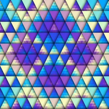 Seamless vector pattern background of a triangles. イラスト素材