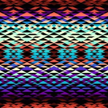 Seamless vector pattern background of a triangles. Stock Illustration