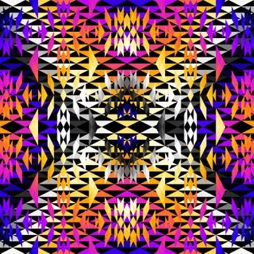 Seamless vector pattern background of a triangles. イラスト素材