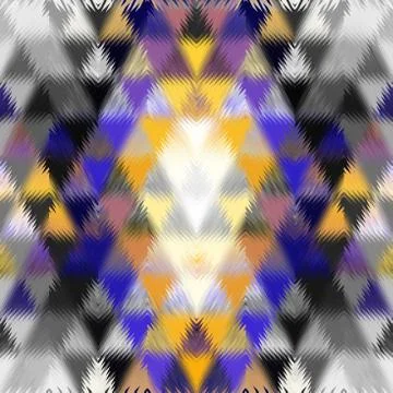 Seamless vector pattern background of a triangles. Illustrazione stock