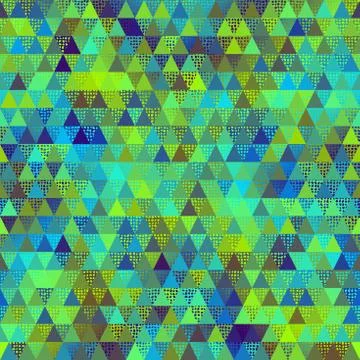 Seamless vector pattern background of a triangles. Illustrazione stock