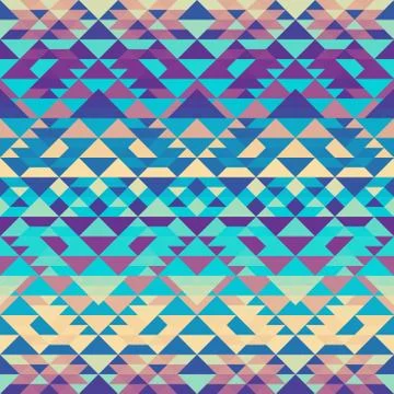 Seamless vector pattern background of a triangles. Stock Illustration