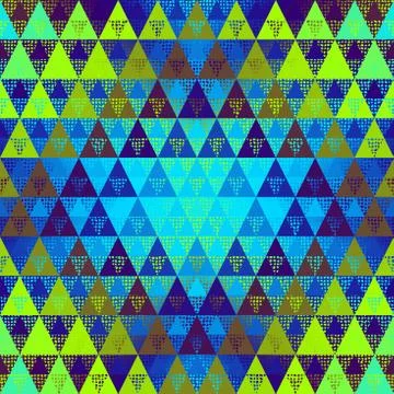 Seamless vector pattern background of a triangles. Stock Illustration