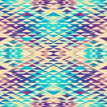 Seamless vector pattern background of a triangles. Illustrazione stock