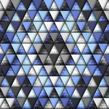 Seamless vector pattern background of a triangles. 스톡 일러스트