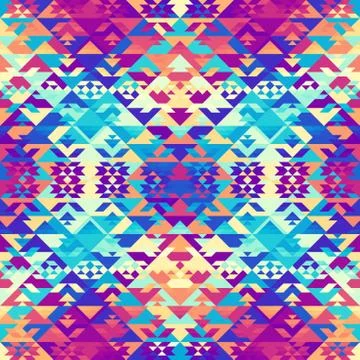 Seamless vector pattern background of a triangles. Illustrazione stock