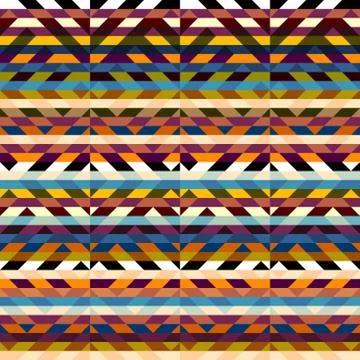 Seamless vector pattern background of a triangles. Illustrazione stock