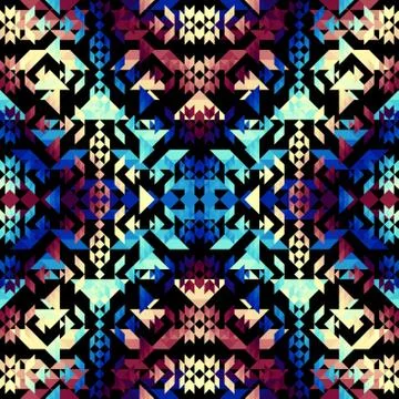 Seamless vector pattern background of a triangles. イラスト素材