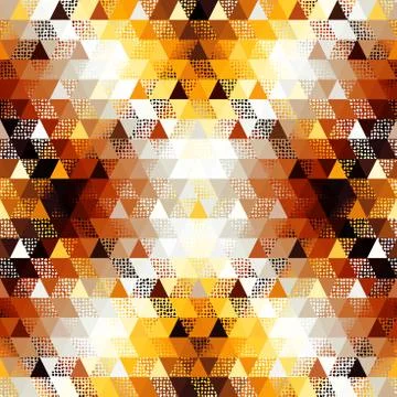 Seamless vector pattern background of a triangles. Stock Illustration
