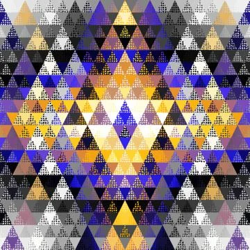 Seamless vector pattern background of a triangles. イラスト素材