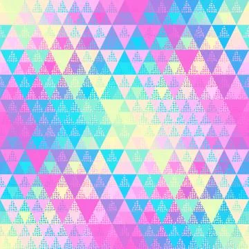 Seamless vector pattern background of a triangles. Stock Illustration