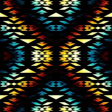 Seamless vector pattern background of a triangles. Illustrazione stock