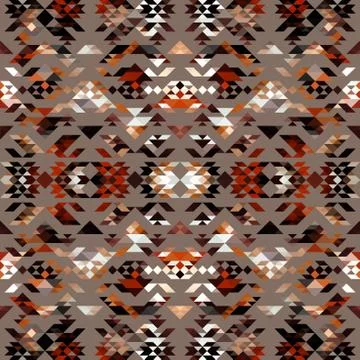 Seamless vector pattern background of a triangles. Stockillustratie