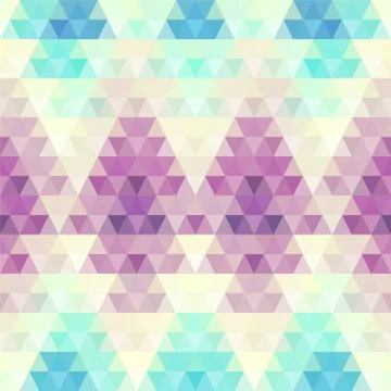 Seamless vector pattern background of a triangles. Illustrazione stock