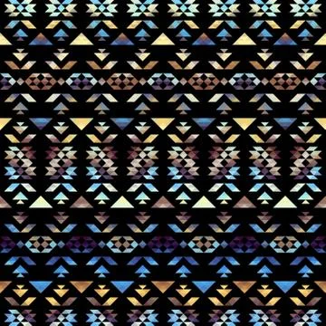 Seamless vector pattern background of a triangles. Illustrazione stock