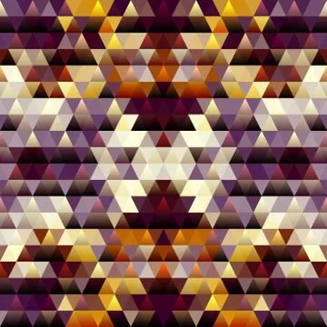 Seamless vector pattern background of a triangles. Illustrazione stock