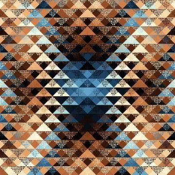Seamless vector pattern background of a triangles. 스톡 일러스트