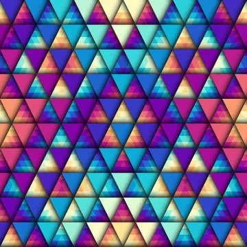 Seamless vector pattern background of a triangles. イラスト素材