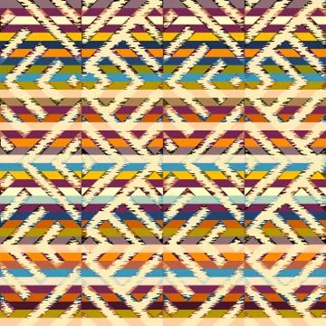 Seamless vector pattern background of a triangles. 스톡 일러스트