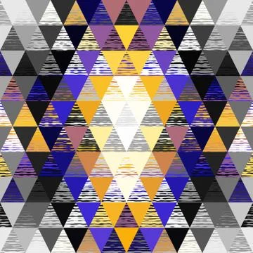 Seamless vector pattern background of a triangles. Illustrazione stock