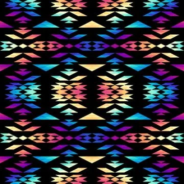 Seamless vector pattern background of a triangles. Illustrazione stock