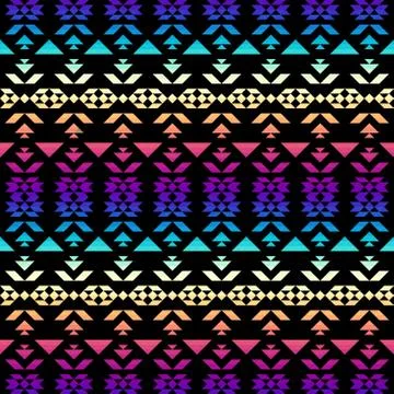 Seamless vector pattern background of a triangles. Stock Illustration