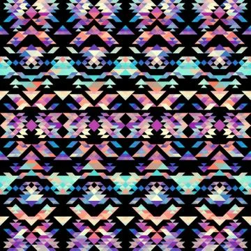 Seamless vector pattern background of a triangles. イラスト素材