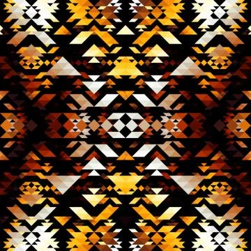 Seamless vector pattern background of a triangles. Illustrazione stock