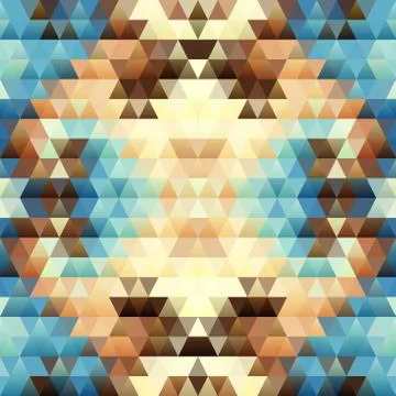 Seamless vector pattern background of a triangles. Illustrazione stock