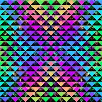 Seamless vector pattern background of a triangles. イラスト素材