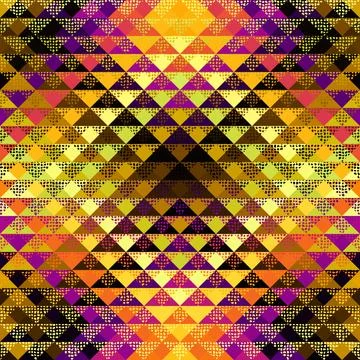 Seamless vector pattern background of a triangles. Illustrazione stock