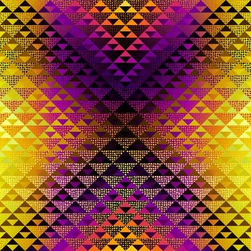 Seamless vector pattern background of a triangles. Stockillustratie