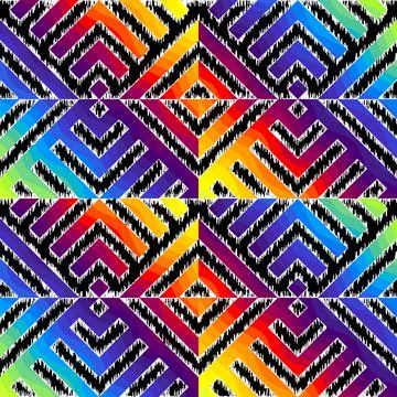 Seamless vector pattern background of a triangles. Stock Illustration