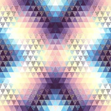 Seamless vector pattern background of a triangles. Stock Illustration