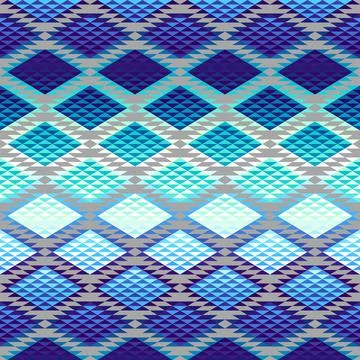 Seamless vector pattern background of a triangles. 库存插图