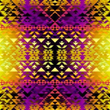 Seamless vector pattern background of a triangles. Stockillustratie