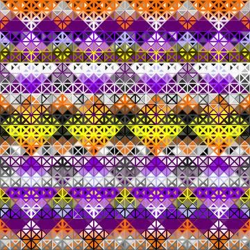 Seamless vector pattern background of a triangles. Illustrazione stock