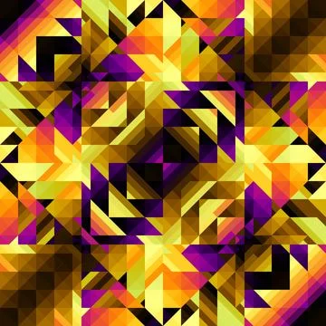 Seamless vector pattern background of a triangles. Aztec pattern Stock Illustration