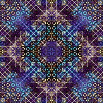 Seamless vector pattern background of a triangles. 스톡 일러스트