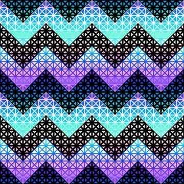 Seamless vector pattern background of a triangles. Stockillustratie