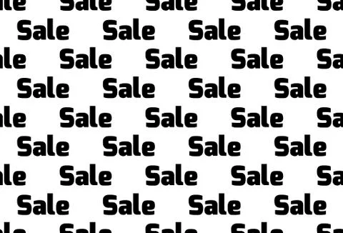Seamless vector pattern big sale. Seamless background. Ilustração Stock