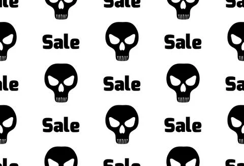 Seamless vector pattern big sale. Seamless background. UFO, alien, extraterre 스톡 일러스트