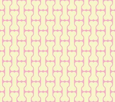 Seamless vector pattern - bones 2018 for dogs new year 2018 gift Wrapping pap Stock Illustration