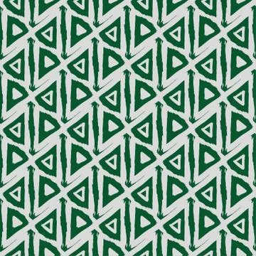 Seamless vector pattern with brush stroke shapes. Stock Illustration