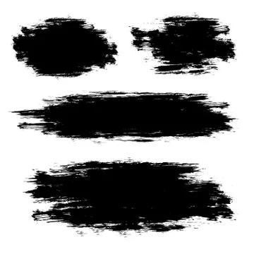 Seamless vector pattern with brush strokes. Illustrazione stock