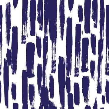 Seamless vector pattern with brush strokes. Illustrazione stock