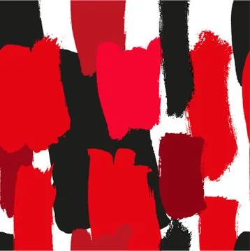 Seamless vector pattern with brush strokes. Stock Illustration