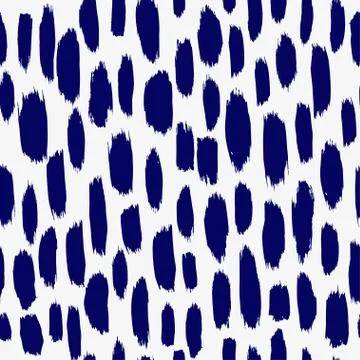 Seamless vector pattern with brush strokes. Illustrazione stock