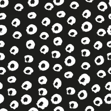 Seamless vector pattern with brush strokes. イラスト素材