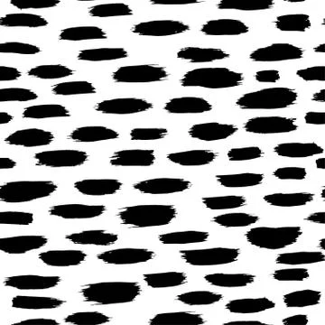 Seamless vector pattern with brush strokes. Illustrazione stock